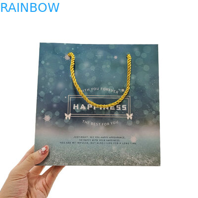 맞춤형 쇼핑용 종이 봉지 로고 인쇄 재활용 가능한 생분해 가능한 갈색 평면 포장 크래프트 종이 봉지