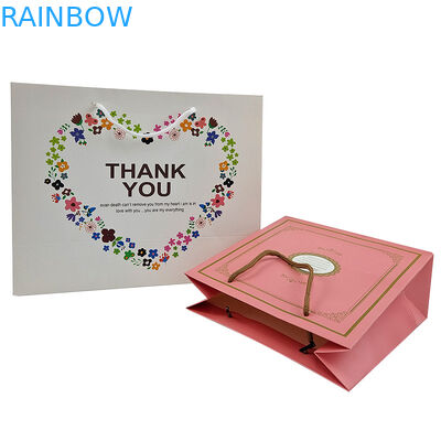 맞춤형 옷 포장 공예품 갈색 종이 가방 식품 등급 쇼핑 가방