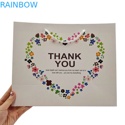 맞춤형 옷 포장 공예품 갈색 종이 가방 식품 등급 쇼핑 가방