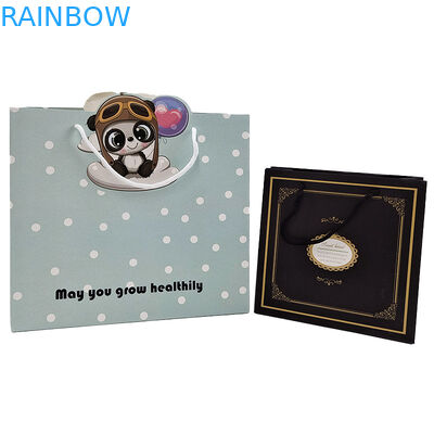 종이 로프 스트링 크래프트 종이 가방 손잡이 로프 가방 맞춤화 색상 접힌 종이 포장