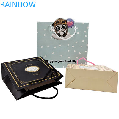 종이 로프 스트링 크래프트 종이 가방 손잡이 로프 가방 맞춤화 색상 접힌 종이 포장