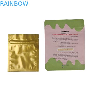 반짝이는 완성 프론트 윈도우 마일러 가방 캔디 꽃 Ziplock 가방 냄새 방지 스탠 업 가방