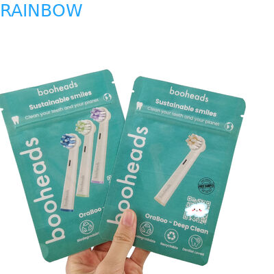 생분해 가능한 가방 몸 용액 욕실 소금 샤워 젤 식품 포장 가방 지프 잠금 서식 가방