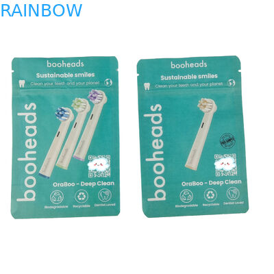 생분해 가능한 가방 몸 용액 욕실 소금 샤워 젤 식품 포장 가방 지프 잠금 서식 가방