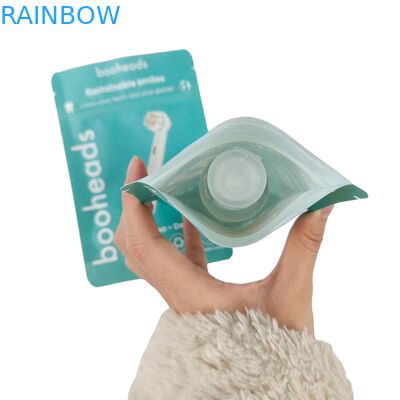 생분해 가능한 가방 몸 용액 욕실 소금 샤워 젤 식품 포장 가방 지프 잠금 서식 가방