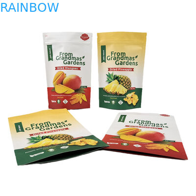 고품질 식품 포장 봉지 Ziplock Kraft 종이 서지 봉지 식품 등급 재봉식 Mylar 봉지