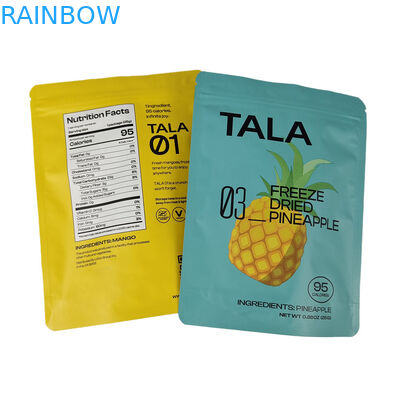 낮은 MOQ 맞춤 캐시우 땅콩 건조 과일 간식 식품 포장 가방 부드러운 터치 마이러 가방