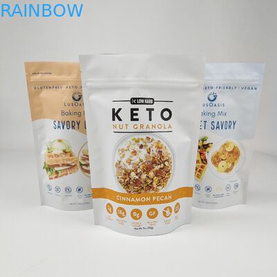 맞춤 인쇄 된 서 있는 지프 잠금 플라스틱 가방 Mylar 가방 커피 차 사탕 초콜릿 바 음식 포장 Mylar 가방