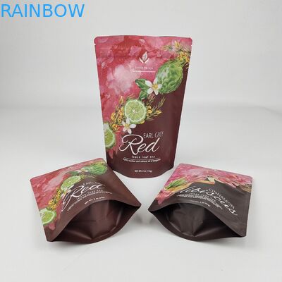 맞춤형 MOQ 200pcs 인기 있는 서있는 지프 잠금 가방 소마른 단백질 분말 애완 동물 식품 포장 가방