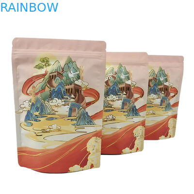 소매 플라스틱 봉지 음식용 지퍼 패키지 로고와 함께 냄새 방지 봉지 매일러 봉지 향신료 용품