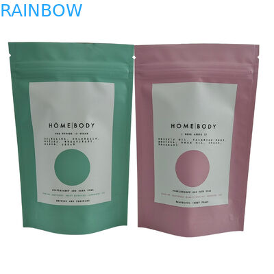 맞춤형 패키지 스탠드업 가방 마이러 지퍼 가방 알루미늄 엽지 가방 스크럽 욕실 소금 포장