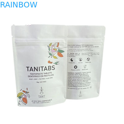 맞춤형 방수 생분해 Pla Kraft 종이 Ziplock 가방 지퍼 가방 서지 포스