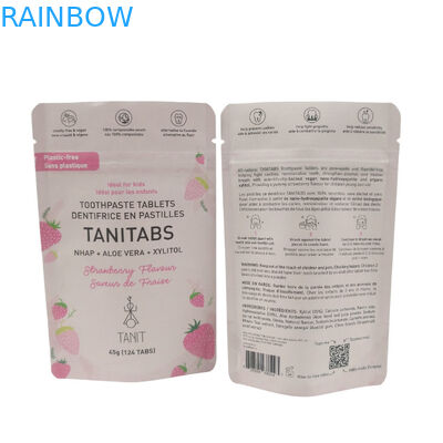 식품 포장용 가방 생물분해성 서식용 플라스틱 지퍼 알루미늄 필름 포장 사용자 지정 매트 가방 생물분해성