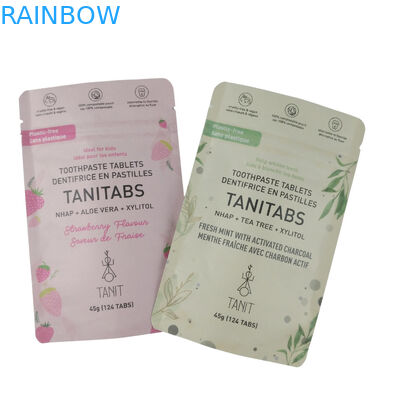 식품 포장용 가방 생물분해성 서식용 플라스틱 지퍼 알루미늄 필름 포장 사용자 지정 매트 가방 생물분해성