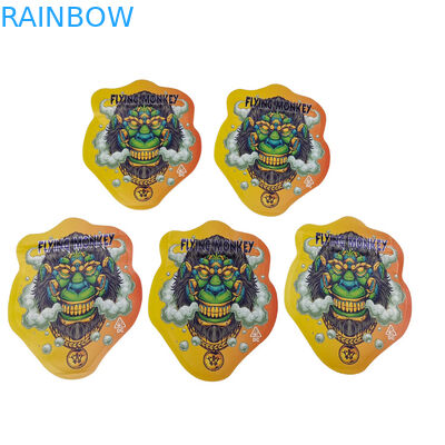 사용자 지정 Ziplock 특수 모양 플라스틱 어린이 보호 냄새 방지 과자 가방 Mylar 패키지 3.5g 7g 사용자 지정 모양 Mylar 가방