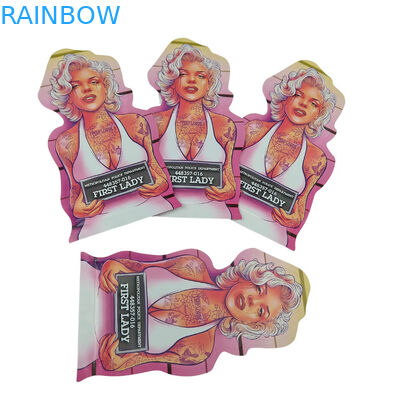 주문형 인쇄형 미니 마이러 가방 1g 3.5g 7g 14g 28g 곰팡이 어린이 저항성 냄새 방지 부드러운 촉촉 Cali 패키지 마이러 가방