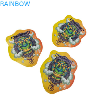 사용자 지정 인쇄 3.5g 7g 14g 서지 포스 고무 식용 포장 마일러 알루미늄 엽기 내성 어린이 보호 Zip 잠금 가방