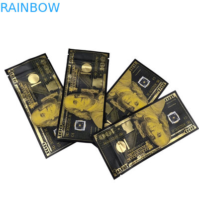 사용자 지정 인쇄 가방 Mylar 냄새 방지 스탠드업 포스 사탕 식품 포장 3.5g Mylar Ziplock 가방 창문