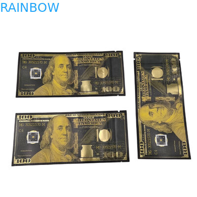 사용자 지정 인쇄 가방 Mylar 냄새 방지 스탠드업 포스 사탕 식품 포장 3.5g Mylar Ziplock 가방 창문