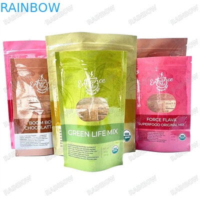 직접 공장 포장 수분 방지 플라스틱 봉지 녹색 빨간 노란색 봉지 지프 잠금 봉지 식품 보관용 1kg