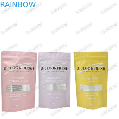 로고 사용자 지정 인쇄 재사용 가방 몸 스크러브를 위해 물 방지 샘플 서있는 지갑 Zip 잠금