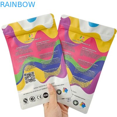 맞춤형 인쇄 인쇄 디지털 인쇄 낮은 MOQ 검은색 서지 포지 알루미늄 필름 포장 가방