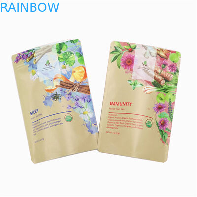 반짝이는 또는 매트 완성 주문 차 가방 포장 가방 및 고성능