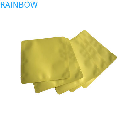 맞춤 로고 식품 등급 선명 앞 지퍼 3 면 봉인 가방 얼굴 마스크