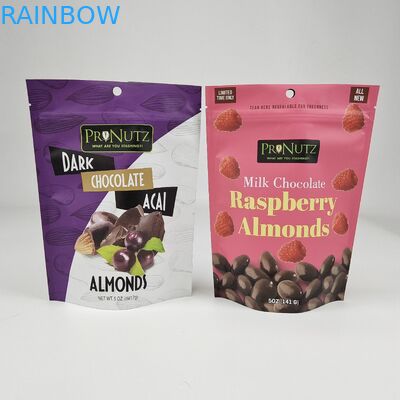 맞춤 매트 서지 포지 래미네이트 블랙 포일 식품 포장 지퍼 가방 맑은 창문