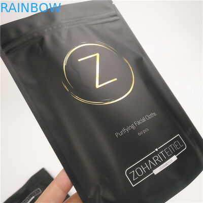 지퍼와 함께 서 있는 몸 스크럽 가방을위한 포일 봉지 포장 인쇄