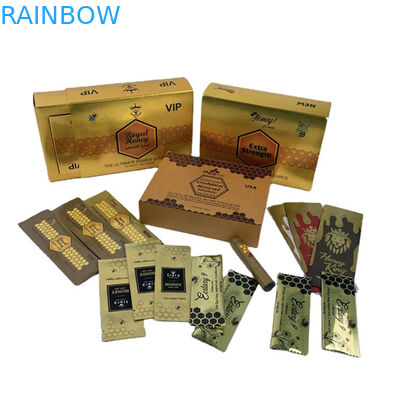 공장 직판 꿀 봉지 및 박스 스팟 UV 사용자 지정 로고 인쇄 고급 꿀 상자 포장