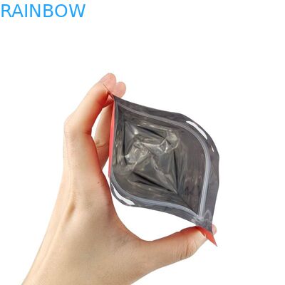 식품 포장 가방에 맞게 매트 표면과 함께 주문 인쇄 된 평면 바닥 간식 봉지