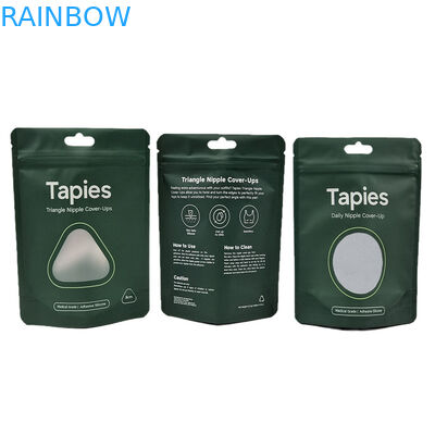 공장 공급 재사용 할 수 있는 밀폐 된 Mylar  Nipple Patch 포장 가방 주문 인쇄 냄새 방지 가방 로고