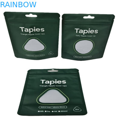 공장 공급 재사용 할 수 있는 밀폐 된 Mylar  Nipple Patch 포장 가방 주문 인쇄 냄새 방지 가방 로고