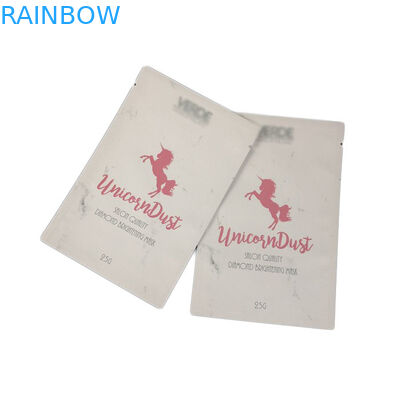 3면 봉인 봉지 평면 봉지 스팟 UV 로고 마스크용 마이러 봉지