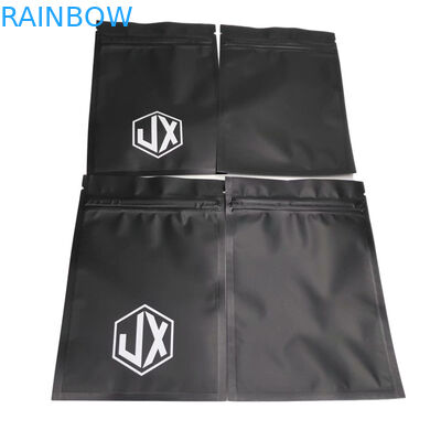 매트 검은색 3면 밀폐 케이블 USB 지퍼가 있는 플라스틱 포장 가방