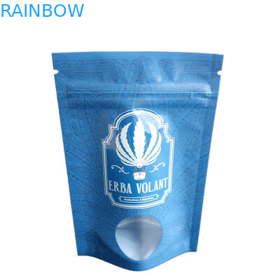 냄새 방지 가방 스팟 UV 반짝이는 창 3.5g CBD 꽃 포장 봉투