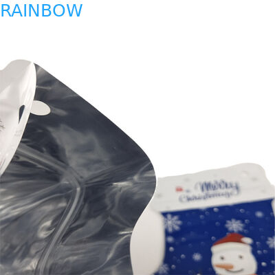 핫 판매 맞춤형 다이 커트 모양 부드러운 터치 마이러 가방 알루미늄 엽 플라스틱 고무 사탕 포장