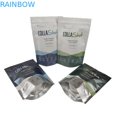 맞춤형 로고 플라스틱 스탠드업 알루미늄 필름 커피 차 단백질 분말 포장 봉지 디지털 인쇄 냄새 방지 가방