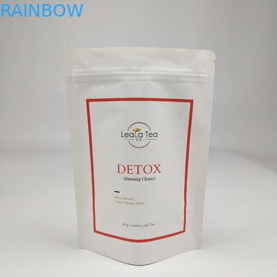 스탠드업 지퍼 화이트 크래프트 페이퍼 재봉식 지플록 열 봉식 식품 보관 도이팩 사용자 지정 식품 포장 봉지