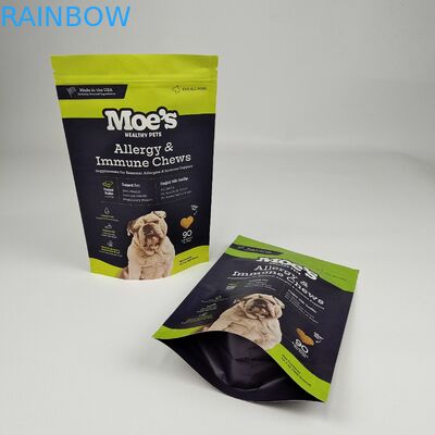 재활용 가능한 지퍼 흰색 갈색 크래프트 종이 가방 사용자 지정 식품 견과류 땅콩 차 사탕 쿠키 포장 로고와 함께 서지 가방