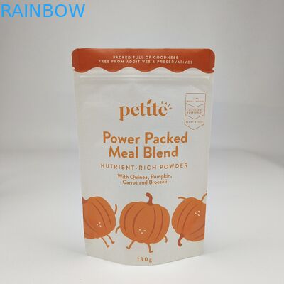 공장 소매 생분해성 식품 포장 가방 서지 포지 냄새 방지 Zip 잠금 Kraft 종이 알루미늄 엽지 가방