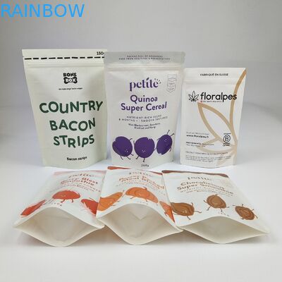 주식 견과류를 위한 백색 도이팩 크래프트 종이 봉지