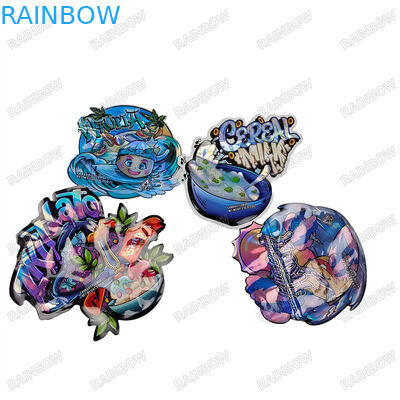 CMYK 판톤 색상 3.5g 7g 14g 28g 환경 친화적 인 잉크로 된 특수 모양 가방