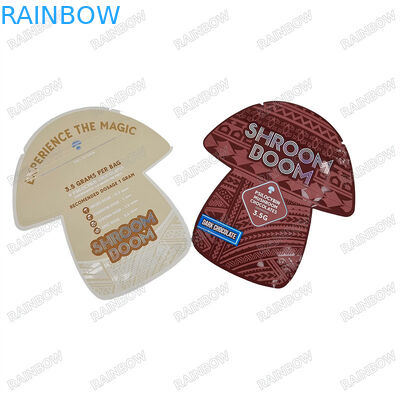 CMYK 판톤 색상 3.5g 7g 14g 28g 환경 친화적 인 잉크로 된 특수 모양 가방