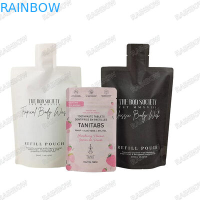 식수 플라스틱 액체 봉지 포장 재사용 플라스틱 음식 스푸트 봉지