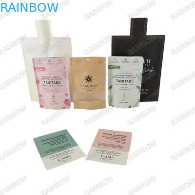 식수 플라스틱 액체 봉지 포장 재사용 플라스틱 음식 스푸트 봉지