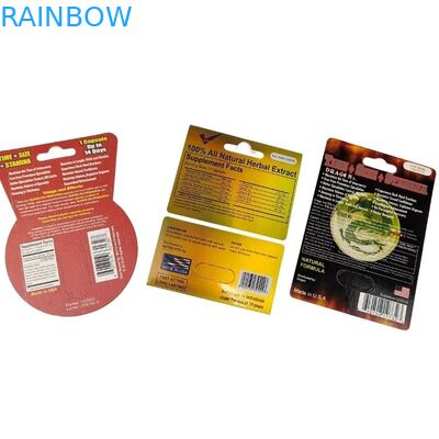 코팅 된 종이 블러스터 카드 패키지 단 5 일 이내에 샘플을 얻을 수 있습니다.