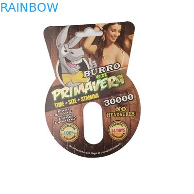 코팅 된 종이 블러스터 카드 패키지 단 5 일 이내에 샘플을 얻을 수 있습니다.