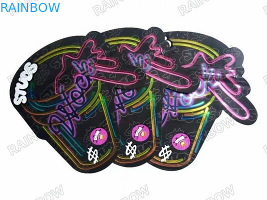 냄새 방지 약초 향신료 포장 Zip 잠금 Mylar CBD 오일 잡초 대마초 가방 Gravure 인쇄